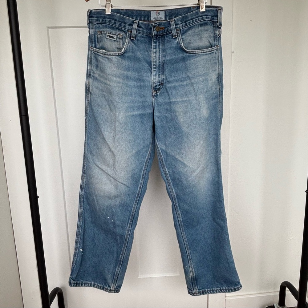 Tyndale FR Jeans Mens Flame Resistant Welding Mechanic FRMC Straight Sz 35X31